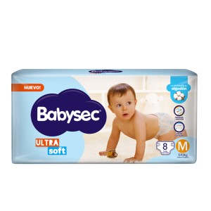 BABYSEC ULTRA REG PAÑAL MED x 8u